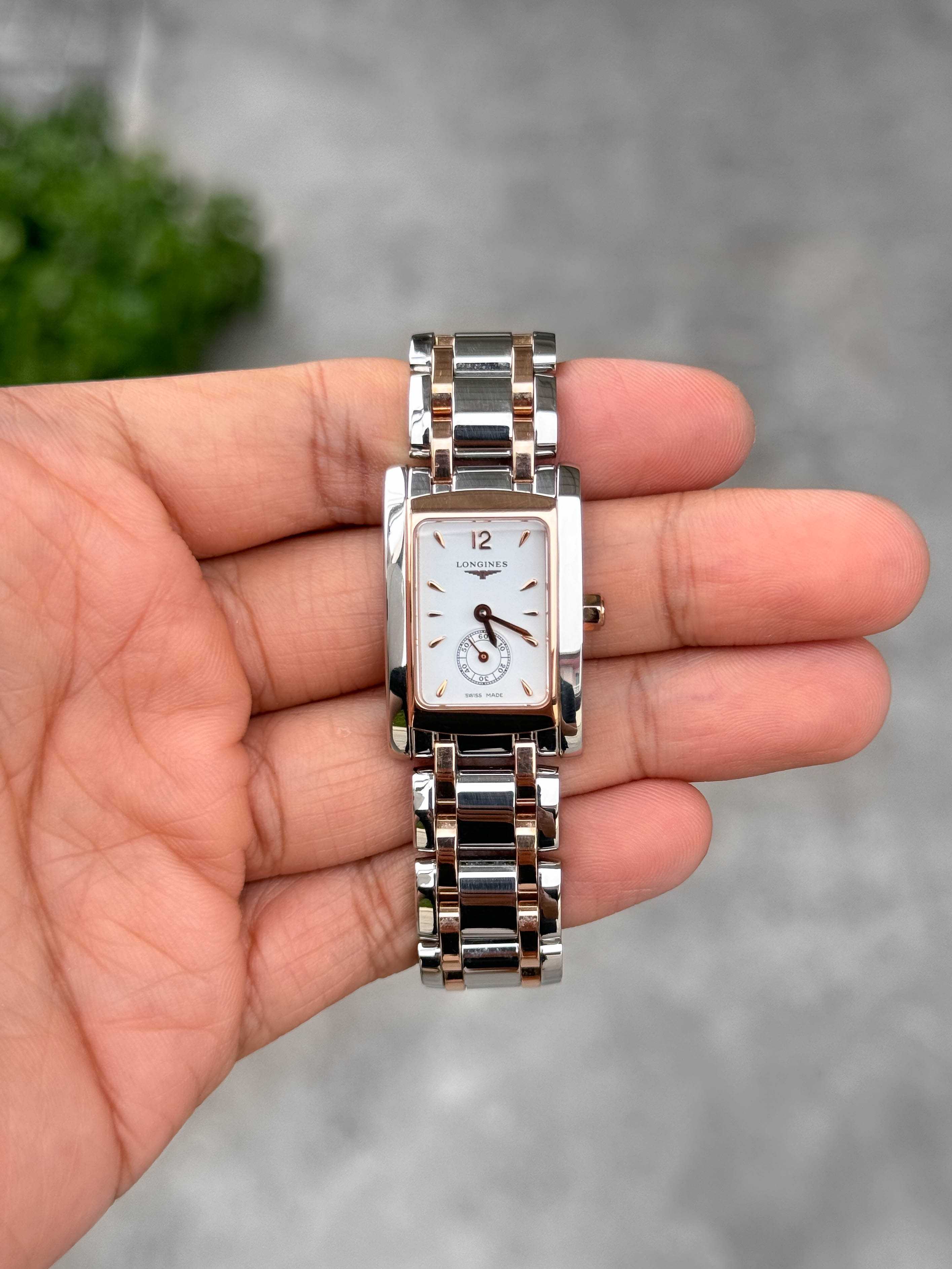 Longines DolceVita Small Second Lady Size Quartz 2tone 18K Pink Gold