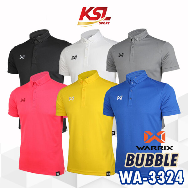 WARRIX เสื้อโปโลรุ่น Bubble รหัส WA-3324 สีชุดที่ 1