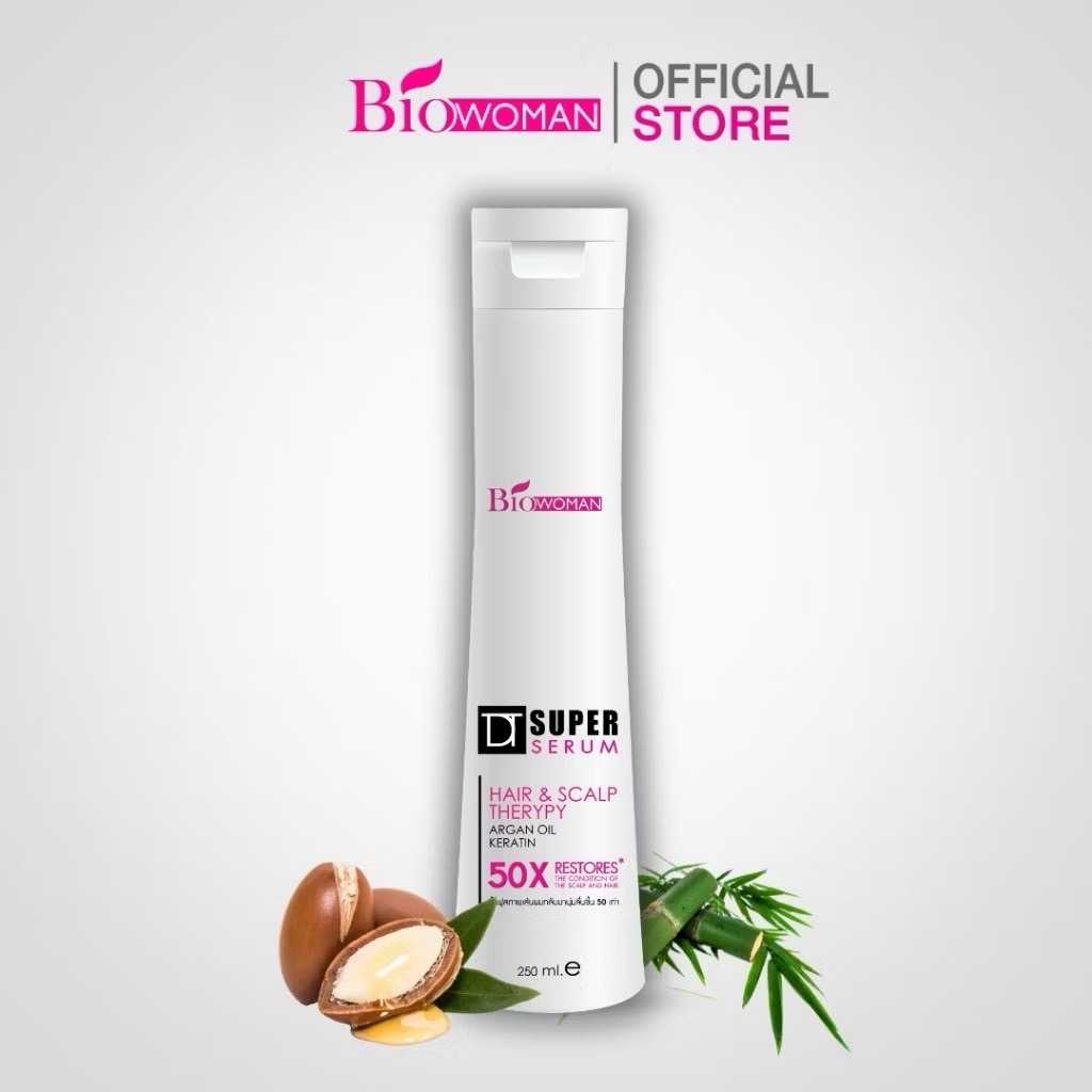 Biowoman ดีท็อกซ์ ซุปเปอร์ เซรั่ม 250 มล.(เซรั่มอาหารผม ไม่ต้องล้างออก)