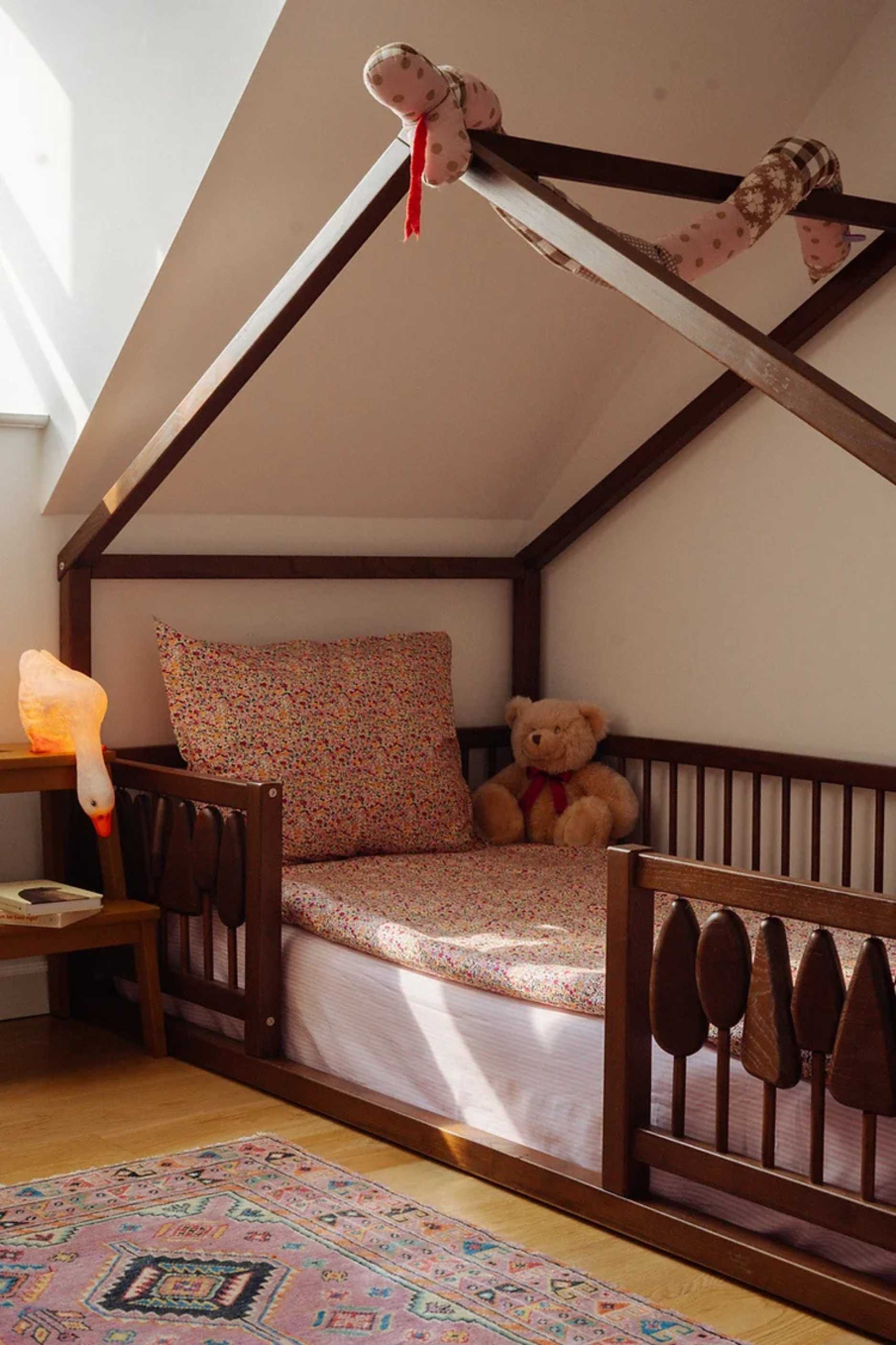 ชุดเครื่องนอนเด็ก Baby & Children’s Bedding Set - Pink&White (Made to Order)