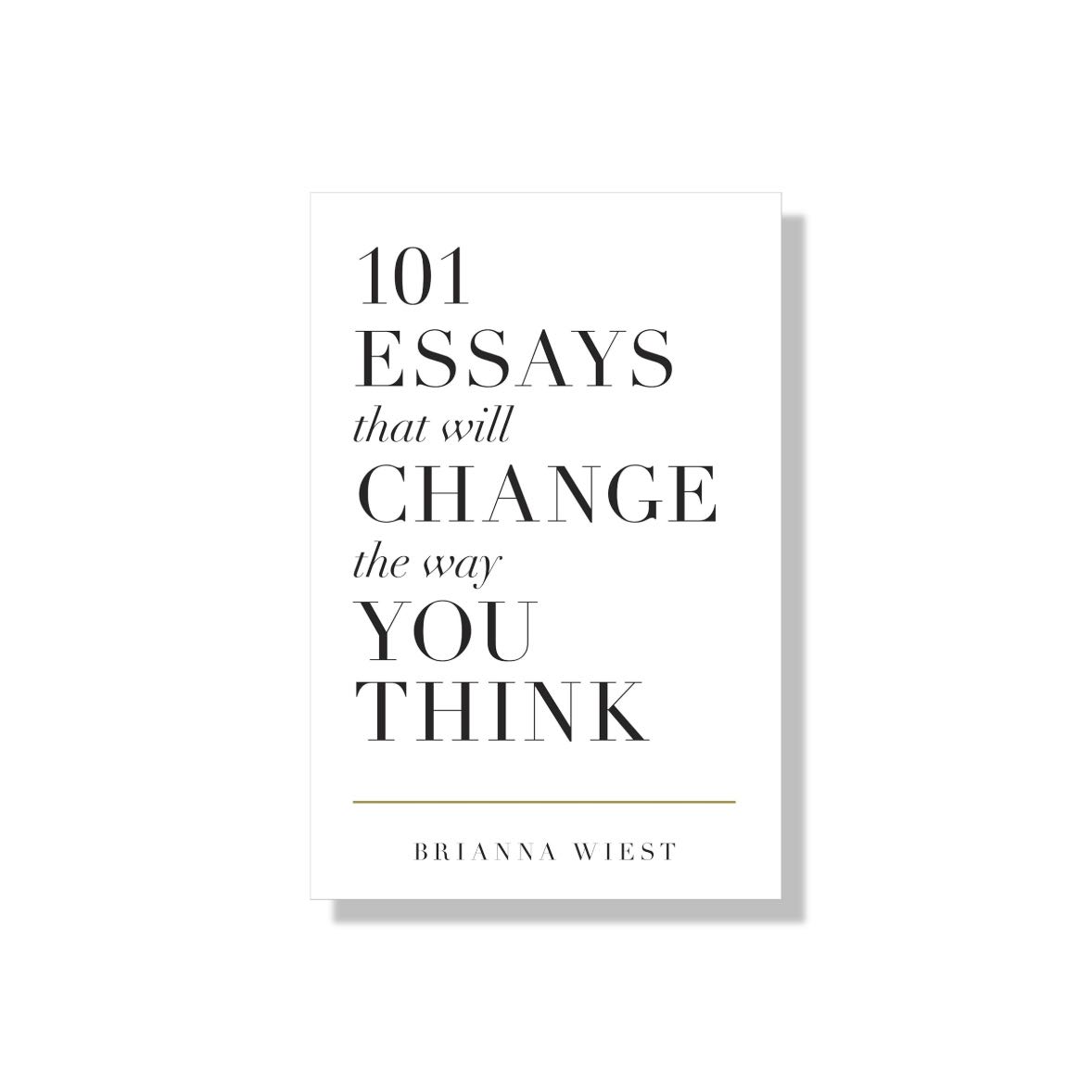 101 Essays That Will Change The Way You Think หนังสือจิตวิทยา พัฒนาตนเอง ภาษาอังกฤษ