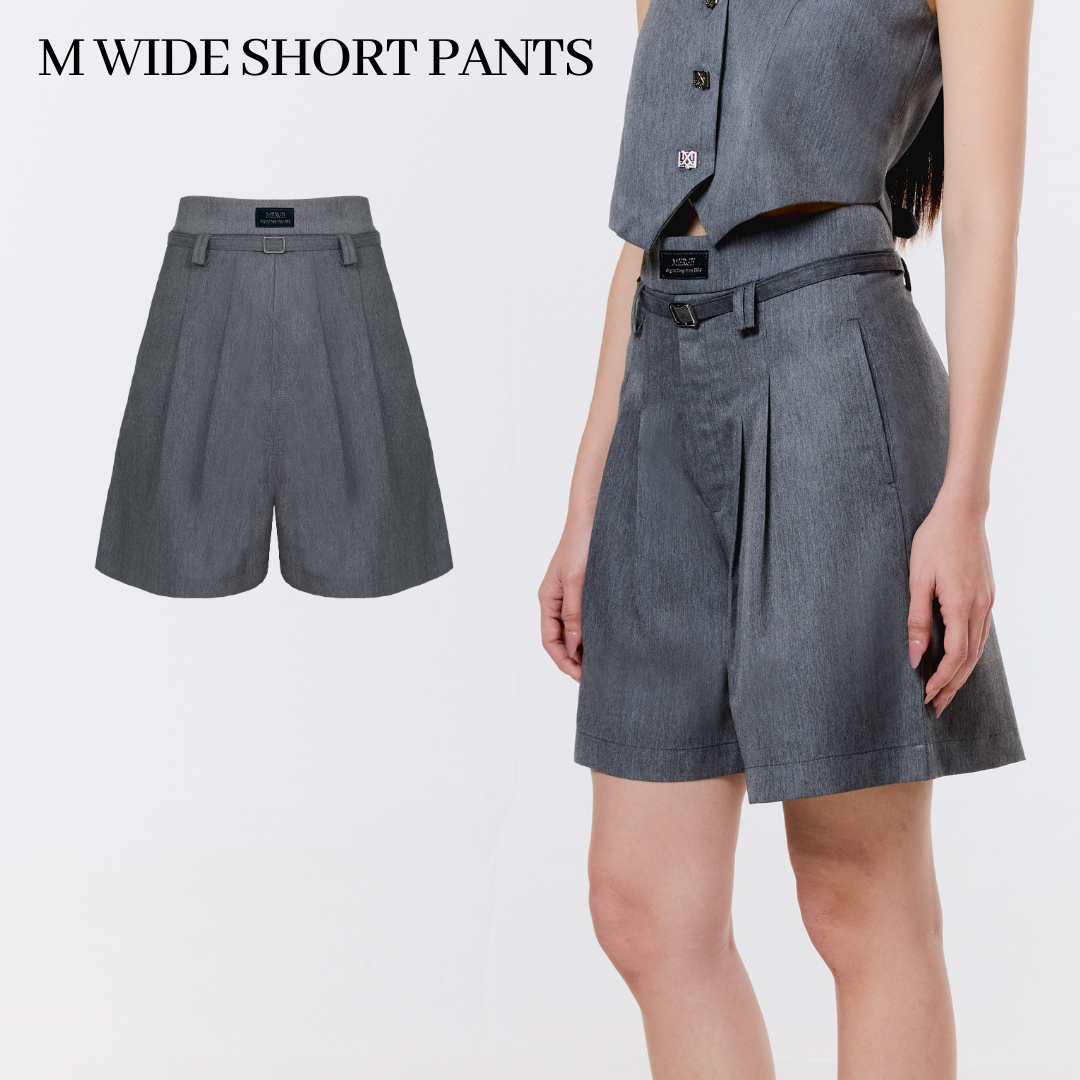 Merge Official - M Wide Short Pants (พร้อมส่ง)