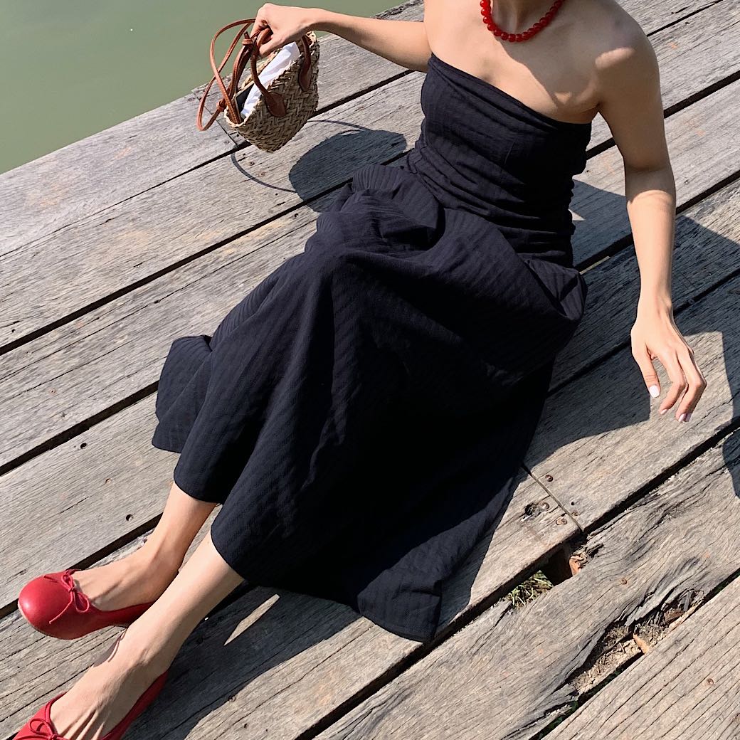 Romance tube dress