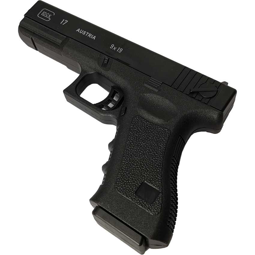 ปืนของเล่น อัดลมสั้น GLOCK ชักยิงทีละนัด มีเลเซอร์ลูก1ถุง200นัด XK919