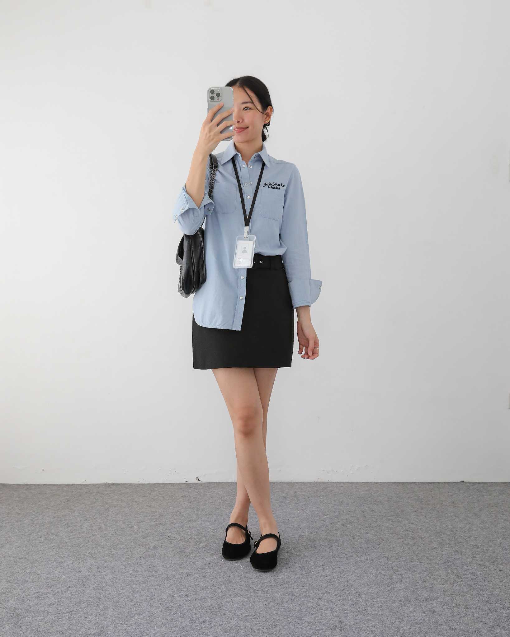 LAVENDER SET(2) 23 [กระโปรง] MADE IN ITALY OF BENETTON (S)