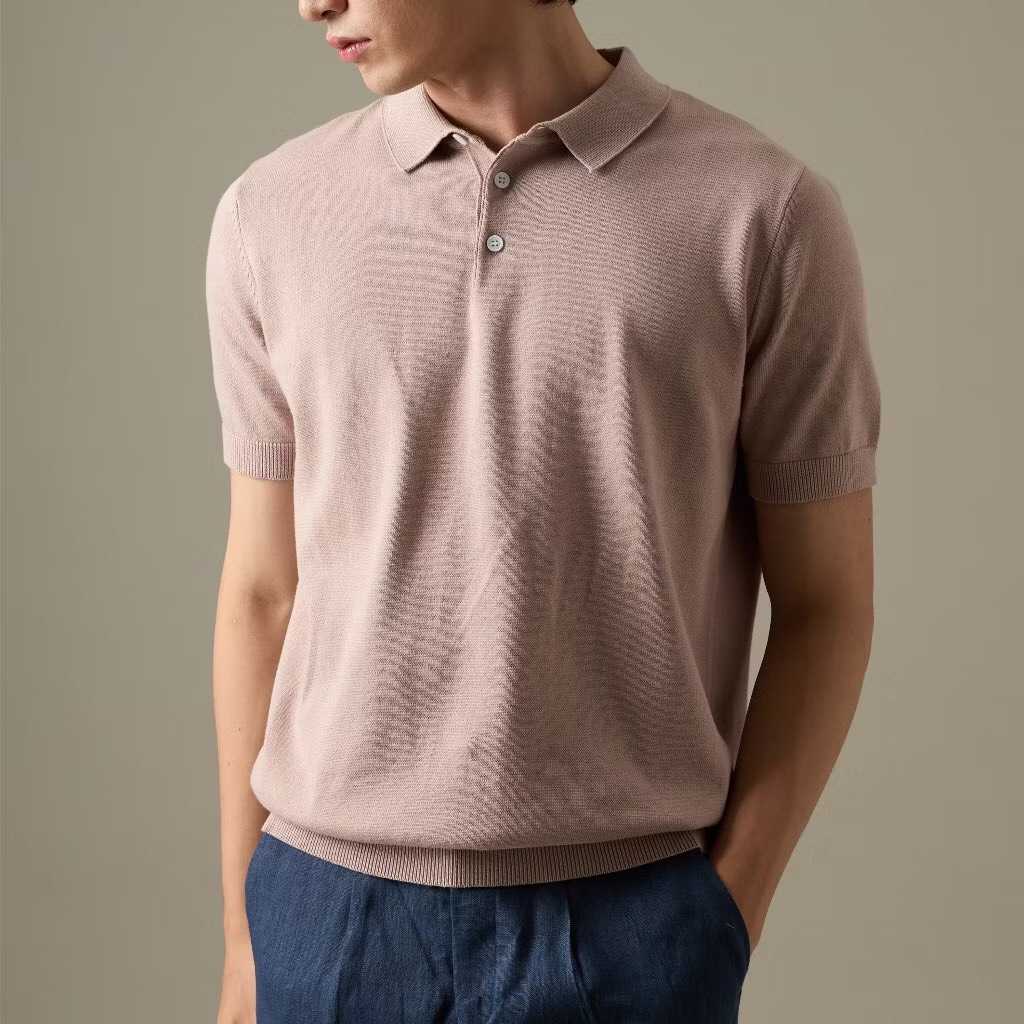 NICO KNIT POLO - PINK