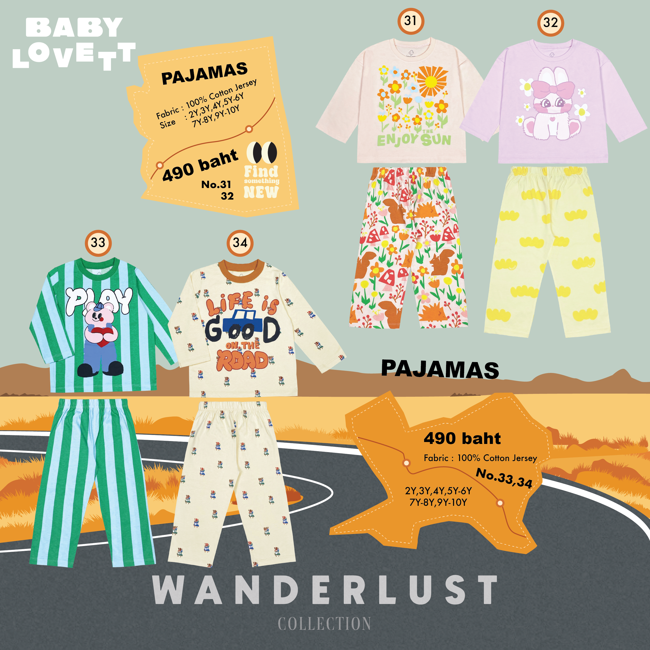 Wanderlust - Pajamas