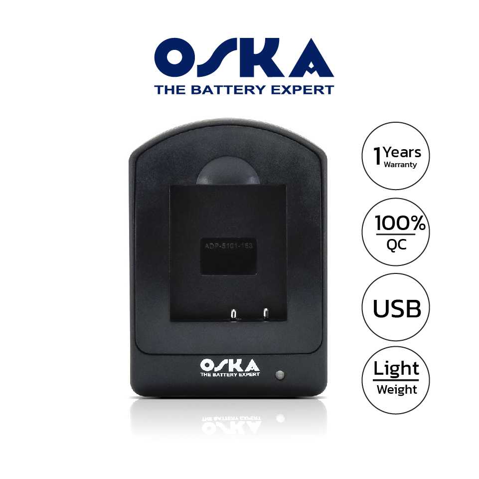 แท่นชาร์จ  OSKA USB  Camera Charger For NIK EN-EL12