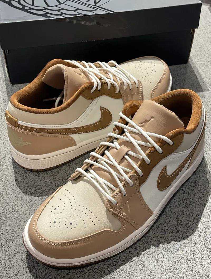 Nike Air Jordan  Low Tan​ brown