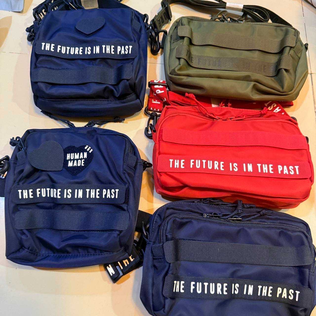 Human made MILITARY POUCH SMALL  (แบบทรงยาว) 