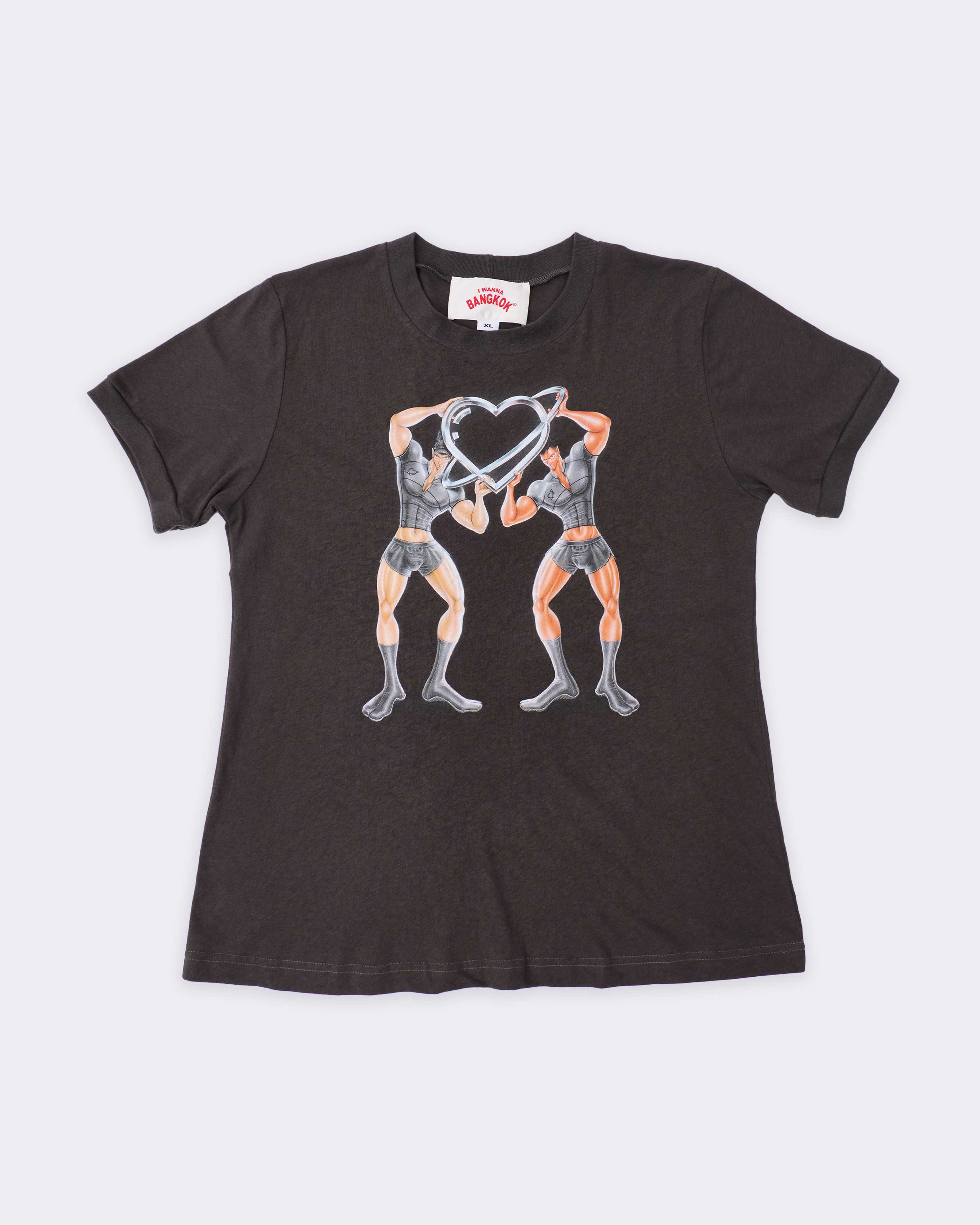 Gray Bad Boys Ringer Tee