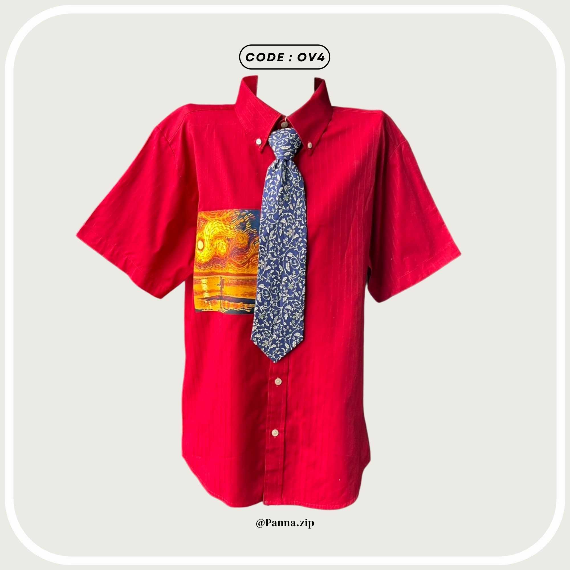 OV4 : Shirt oversize + Necktie