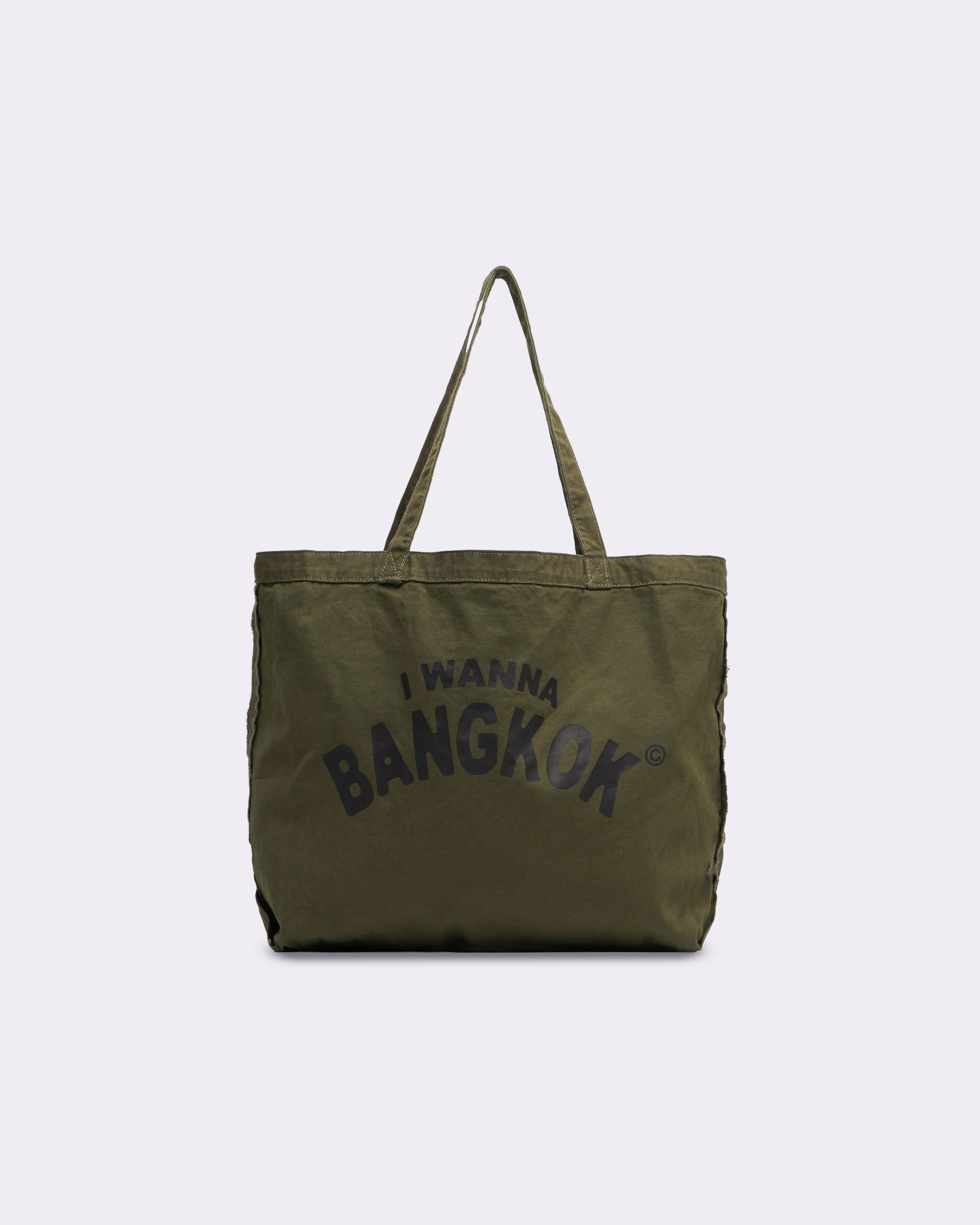 Medium Olive Inverse Tote