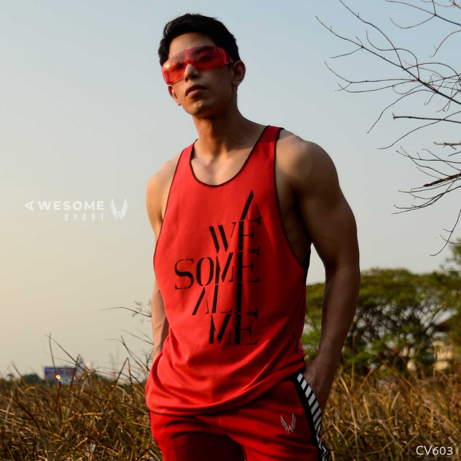 CV603 เสื้อกล้าม Vest Awesome sport