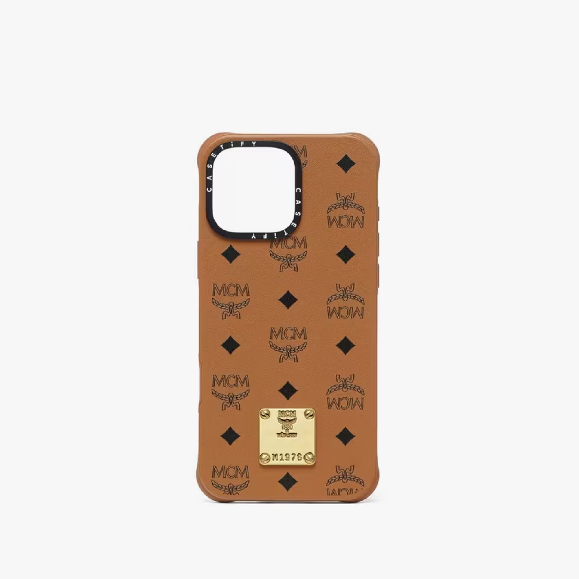 iPhone 16 Pro Max MCM X CASETiFY Brass Plate BioVeg iPhone
