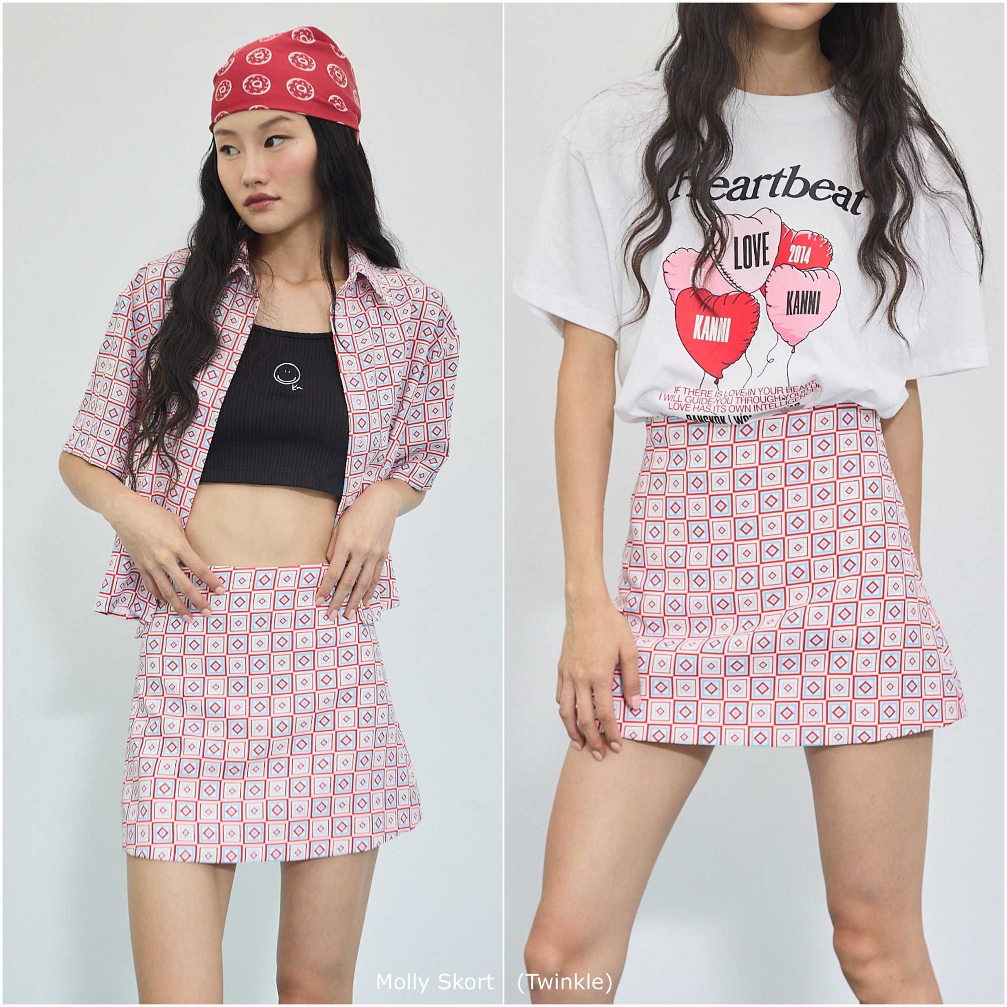 MOLLY SKORT กางเกงกระโปรง (ลาย Twinkle)