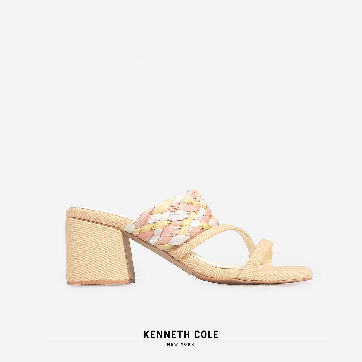KENNETH COLE รองเท้าส้นสูงผู้หญิง รุ่น BOSSA YELLOW สีเหลือง ( HEL - RS91055FB-700 )