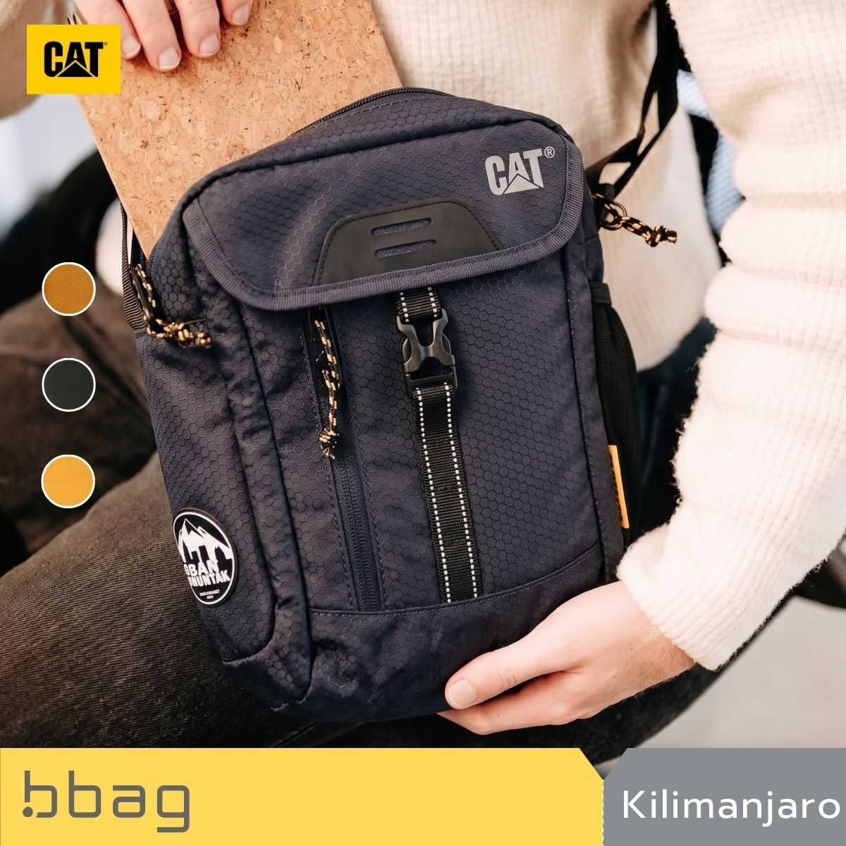 Caterpillar กระเป๋าสะพายข้าง Kilimanjaro 84875 จุ 4 ลิตร กันน้ำ ใส่แท็บเล็ต iPad Mini