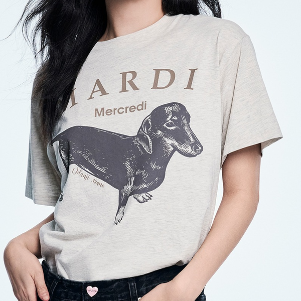 Mardi DDanji Oatmeal Taupe T-Shirt