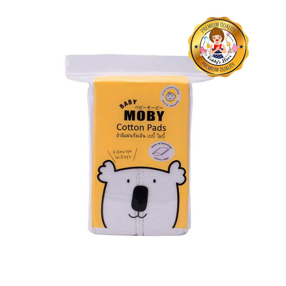 Moby สำลีแผ่นรีดเส้น 50 กรัม