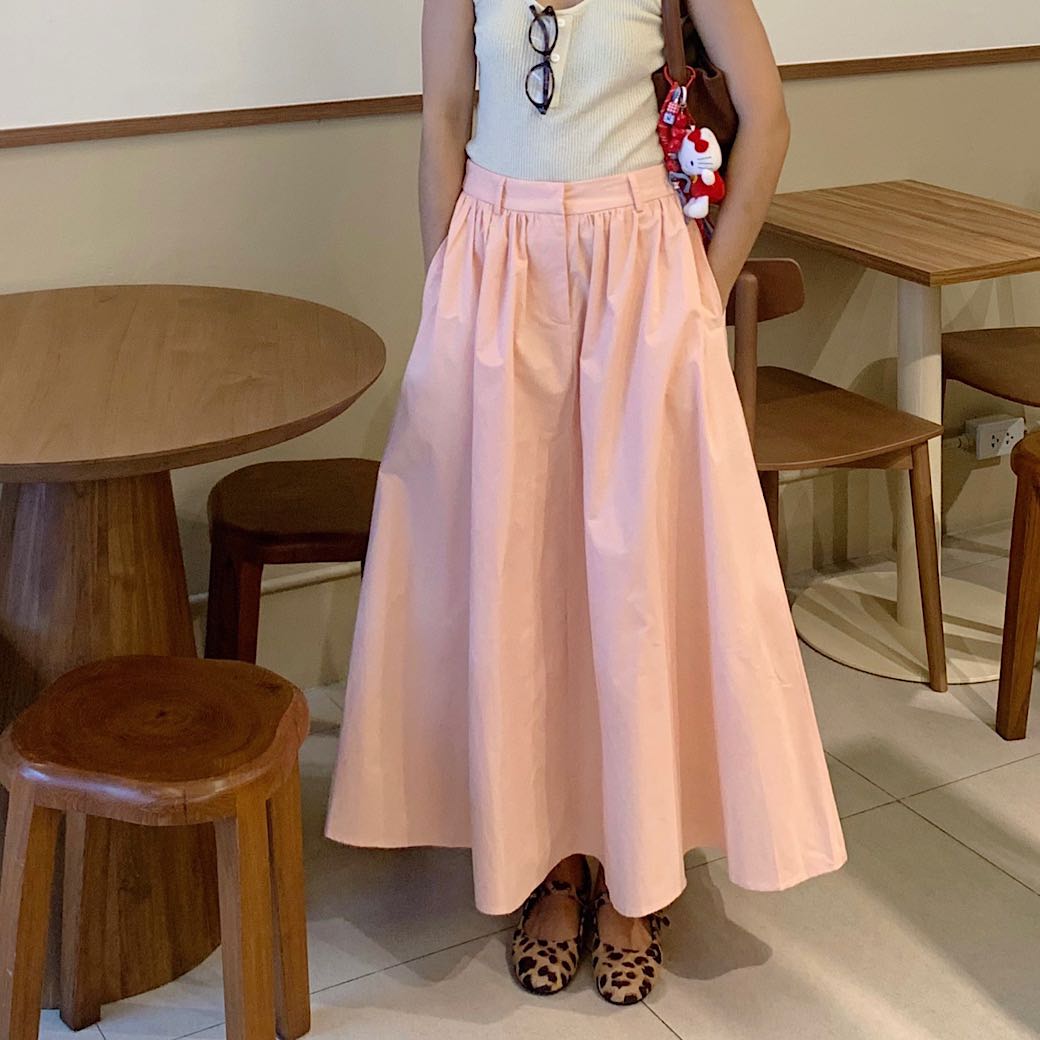 peachy maxi volume skirt