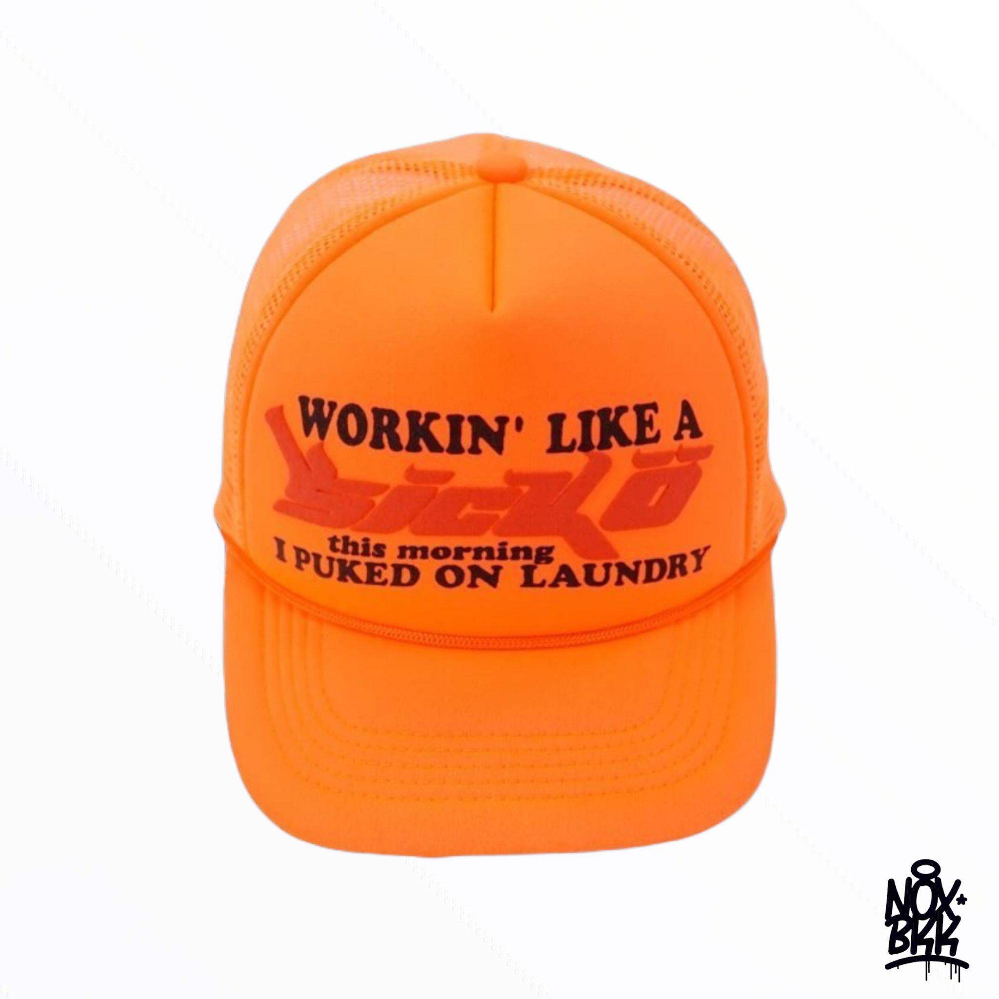 Sicko Laundry Trucker cap - Neon orange 