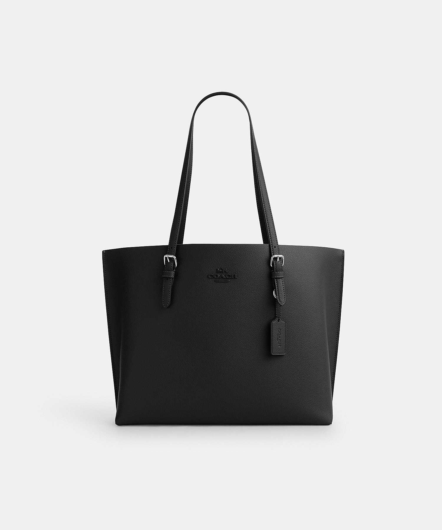 COACH MOLLIE TOTE BAG CV968 SV/BK