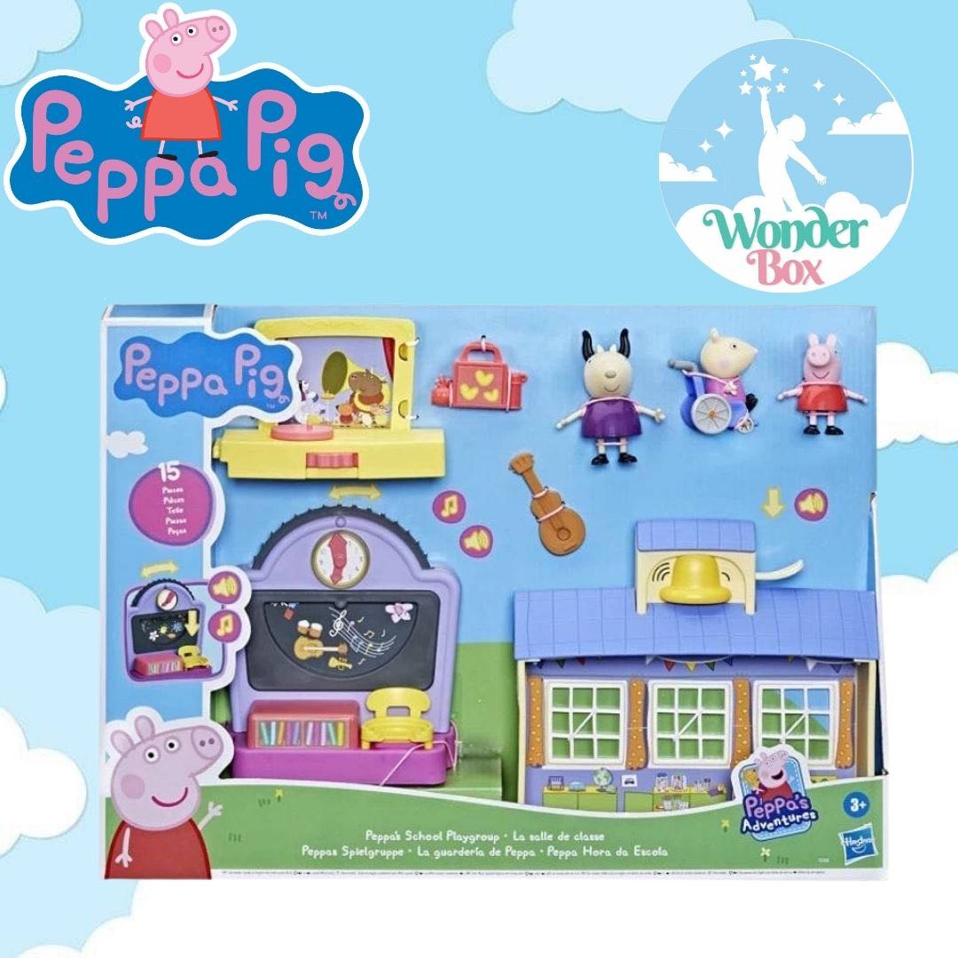 พร้อมส่ง เซ็ตฟิกเกอร์Peppa pig — Peppa pig Peppa's school playgroup