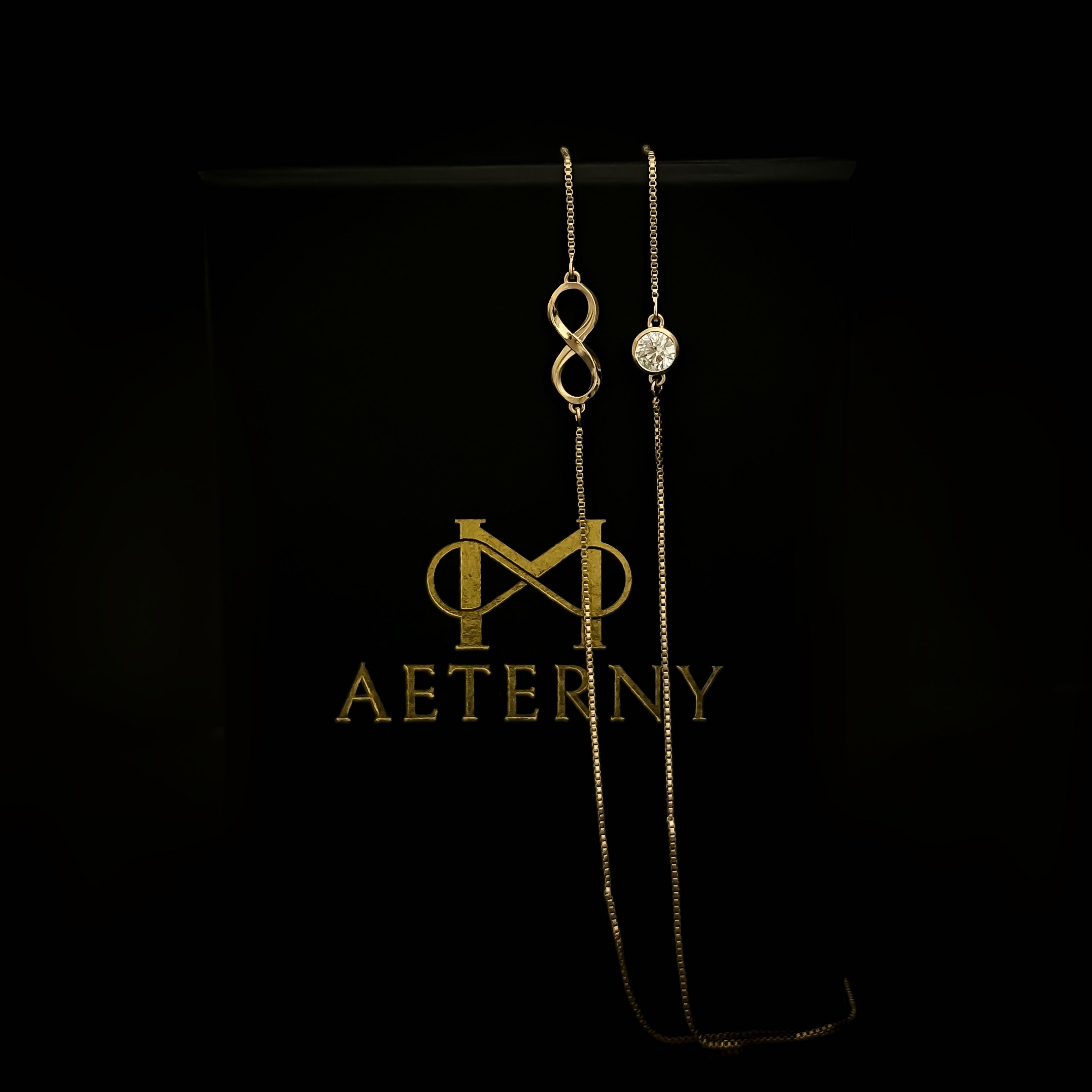 M Aeterny Ascend Infinity Double Necklace : Pre-order