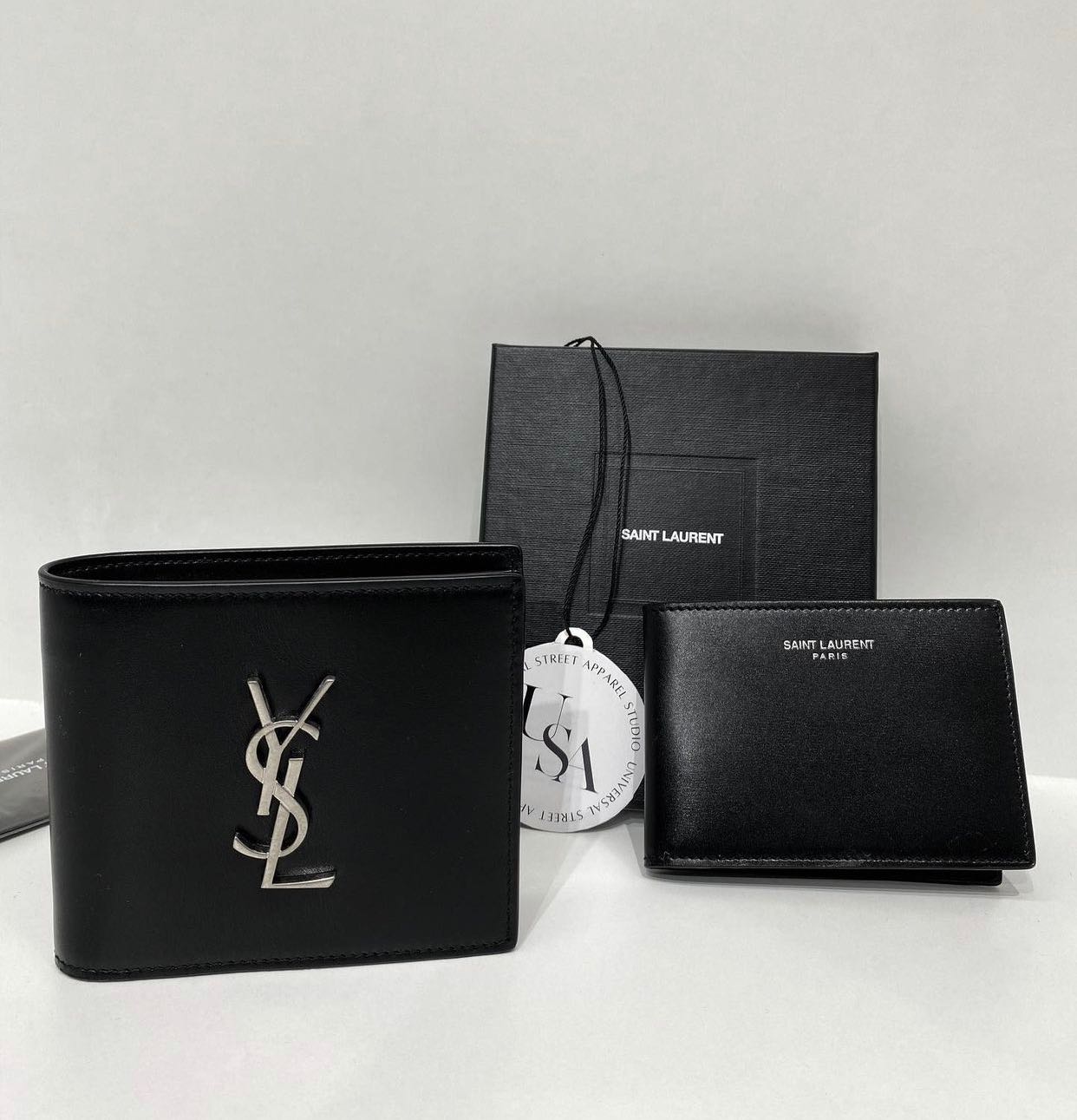 Saint Laurent wallet + cardholder (set)