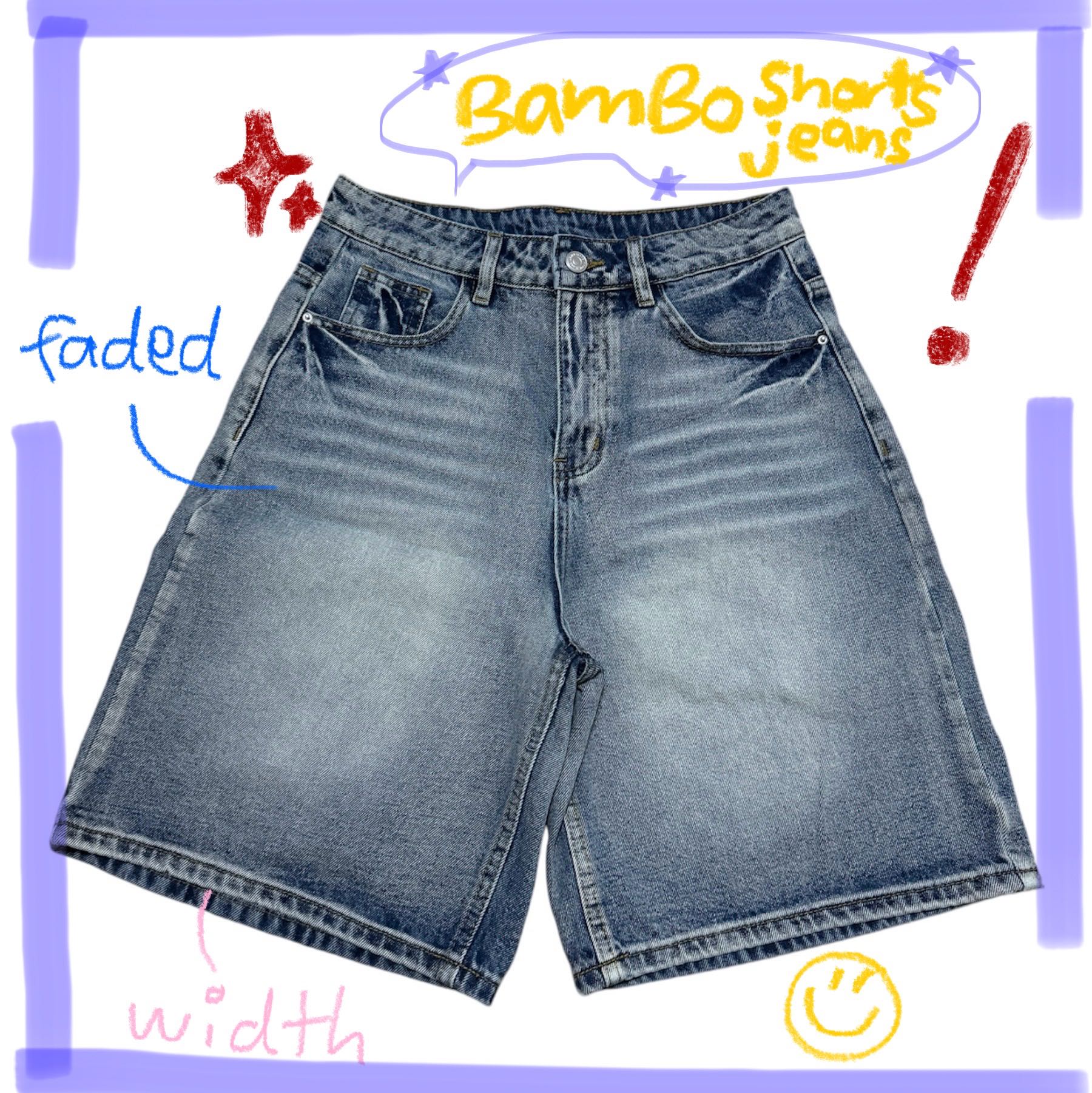 (PRE ORDER) BAMBO SHORTS JEANS