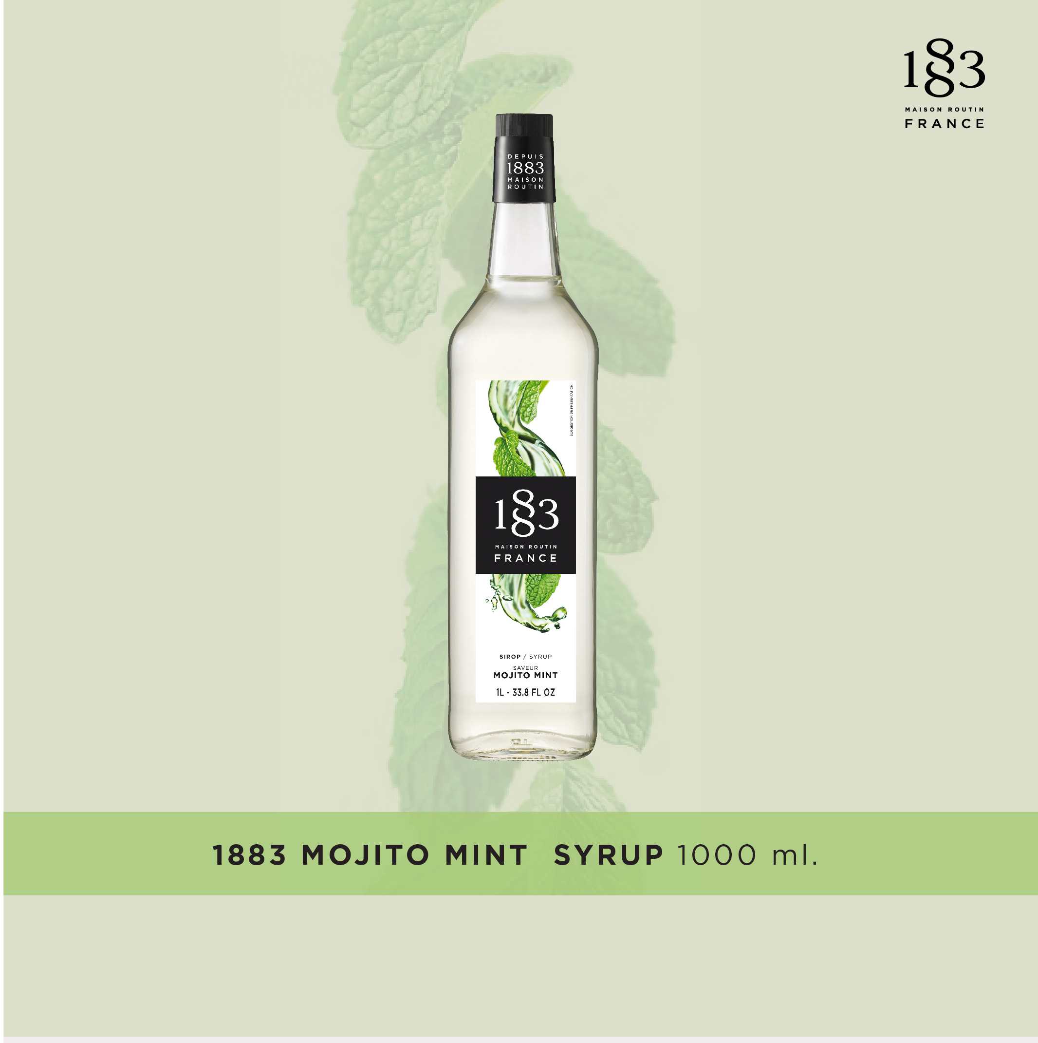 1883 น้ำเชื่อมกลิ่นโมฮิโต้ มิ้นท์ | MOJITO MINT SYRUP 1000 ml. (2149)