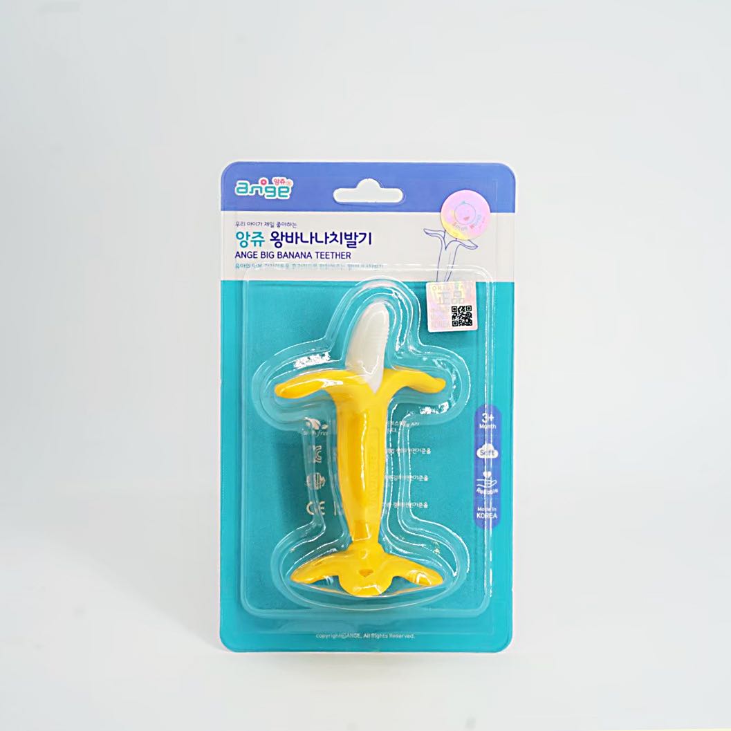 ยางกัดเด็ก ยางกัดอังจู กล้วยหอมจอมหนึบ Big Banana Teether ยางกัดเสริมพัฒนาการ จากเกาหลี แท้