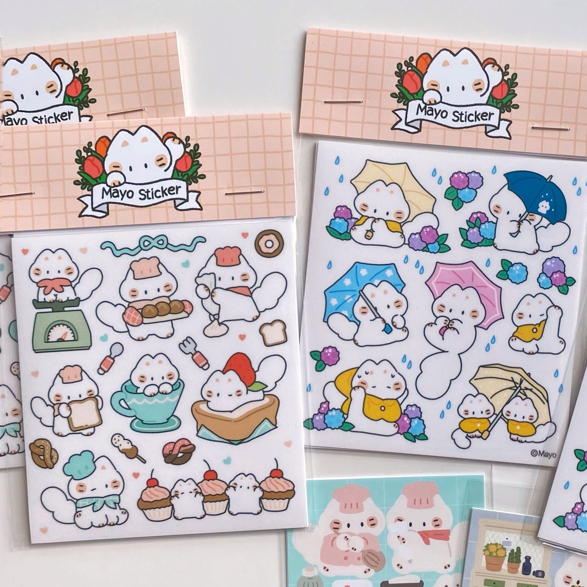 Mayo non diecut sticker (14 types)