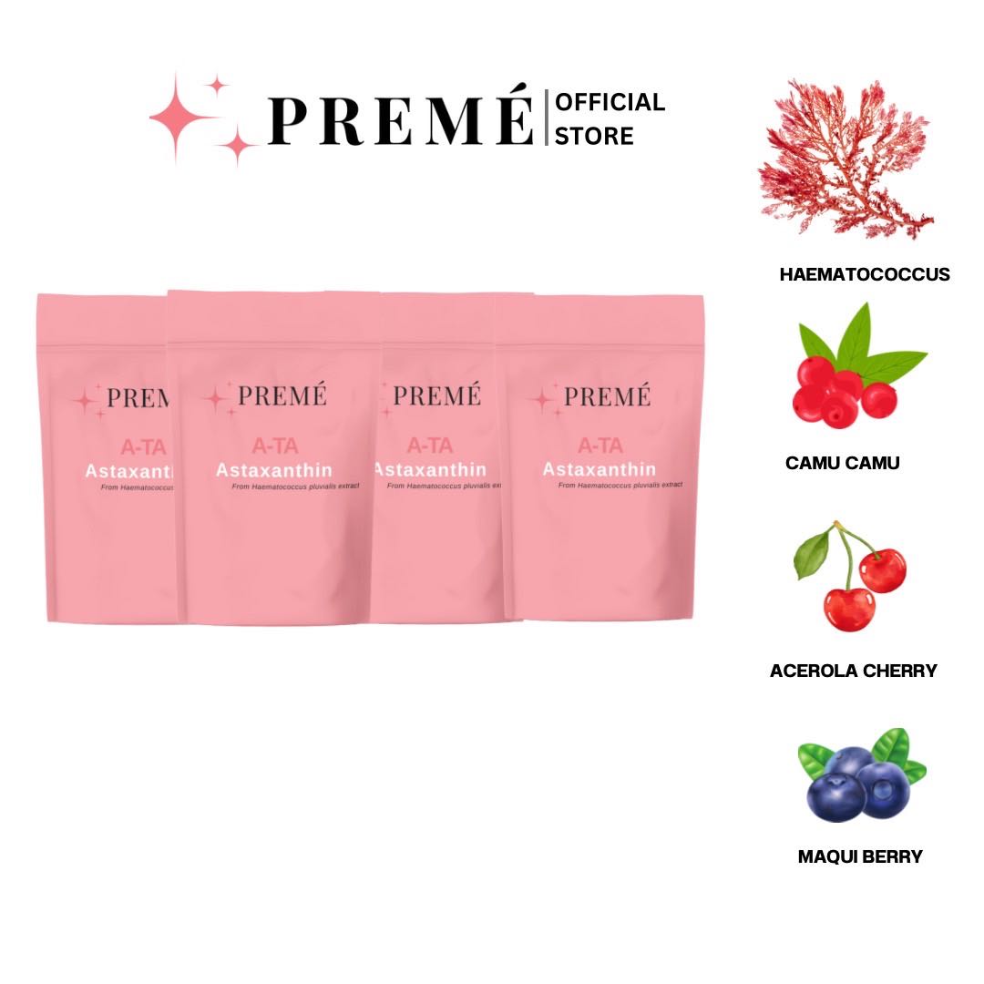 (โปรแพค 4) PREMÉ A-TA Astaxanthin พรีเม่ เอ-ต้า แอสต้าแซนธิน