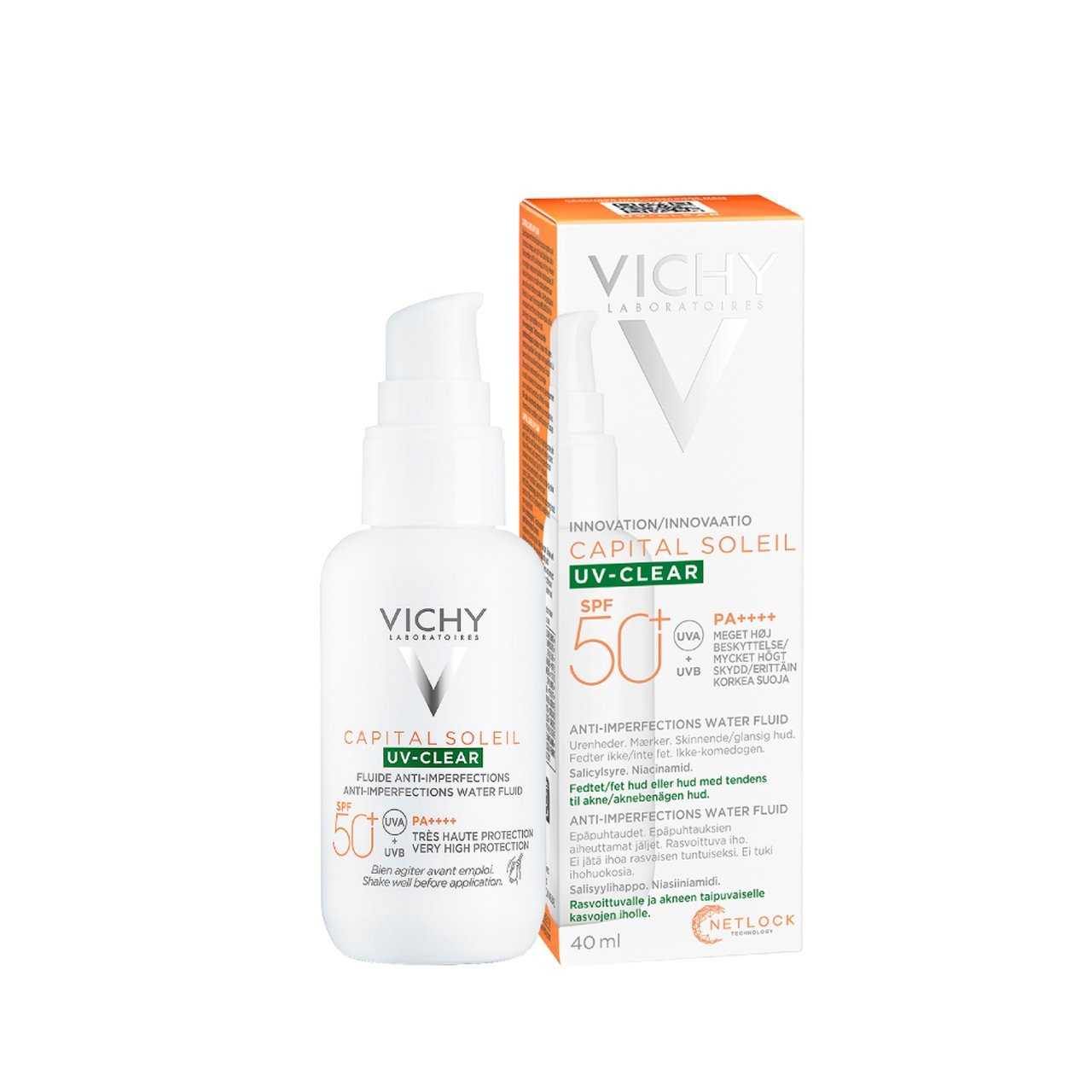 Vichy Capital Soleil UV Clear SPF 50+/PA++++ 40 ml.