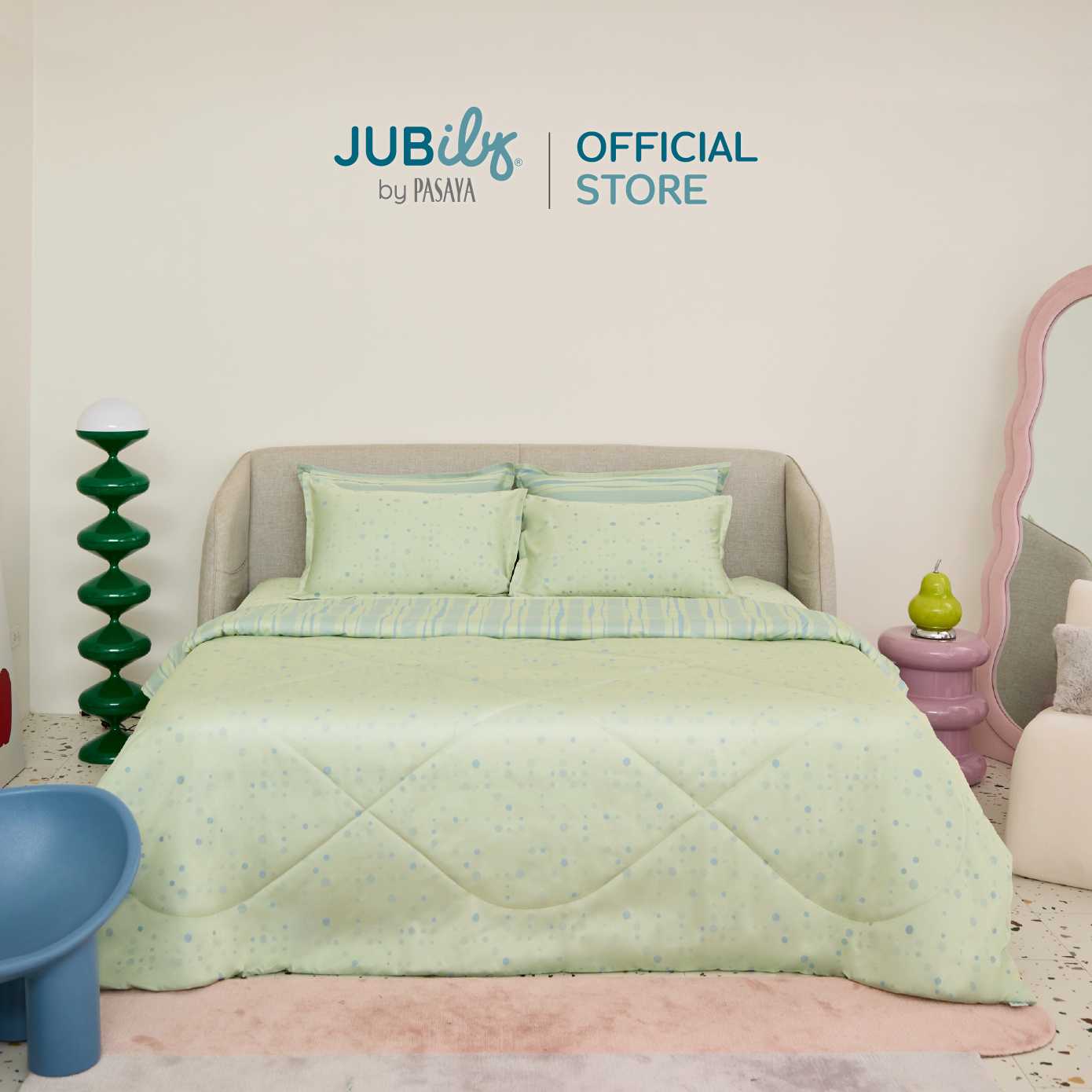 ชุดผ้าปูที่นอนรัดมุม ขนาด 5 ฟุต PEEK-A-MOOD collection 460 series