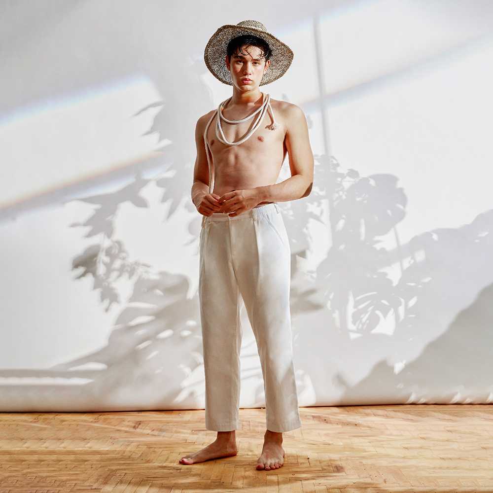 PANTALON EN COTON