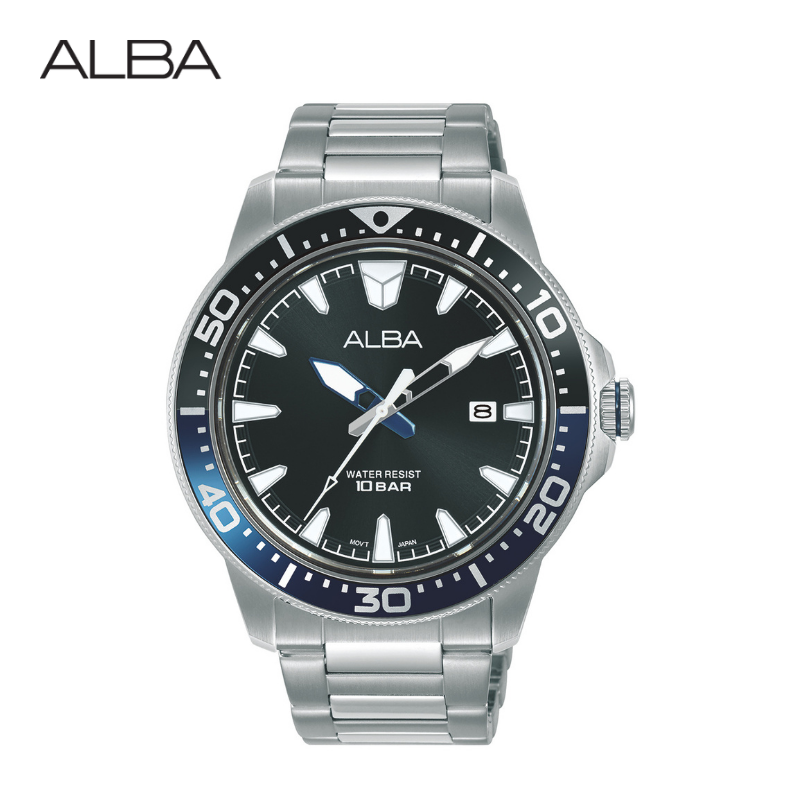 ALBA นาฬิกาข้อมือ Sportive Quartz รุ่น AS9U01X ขนาด 44 mm.