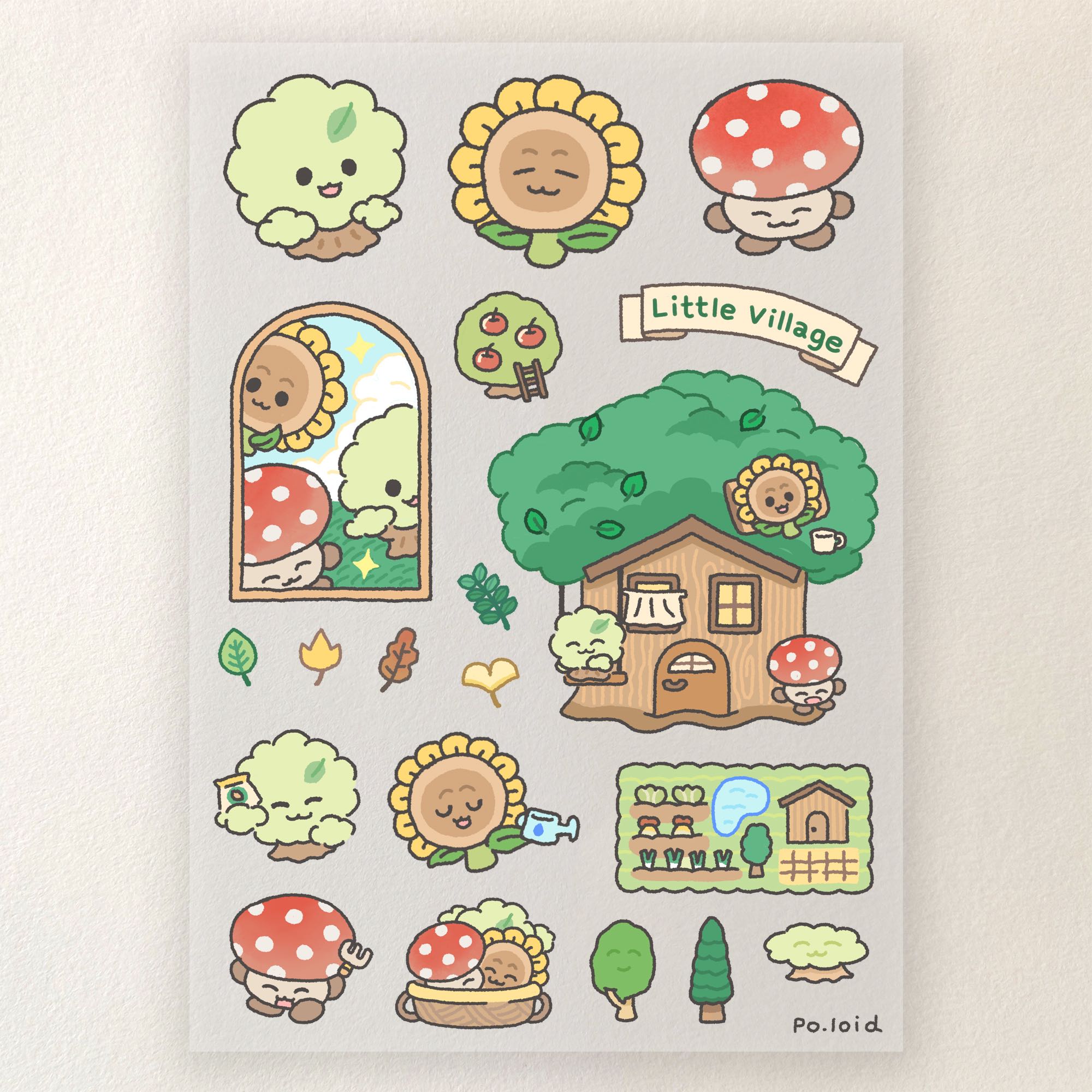 Little village sticker