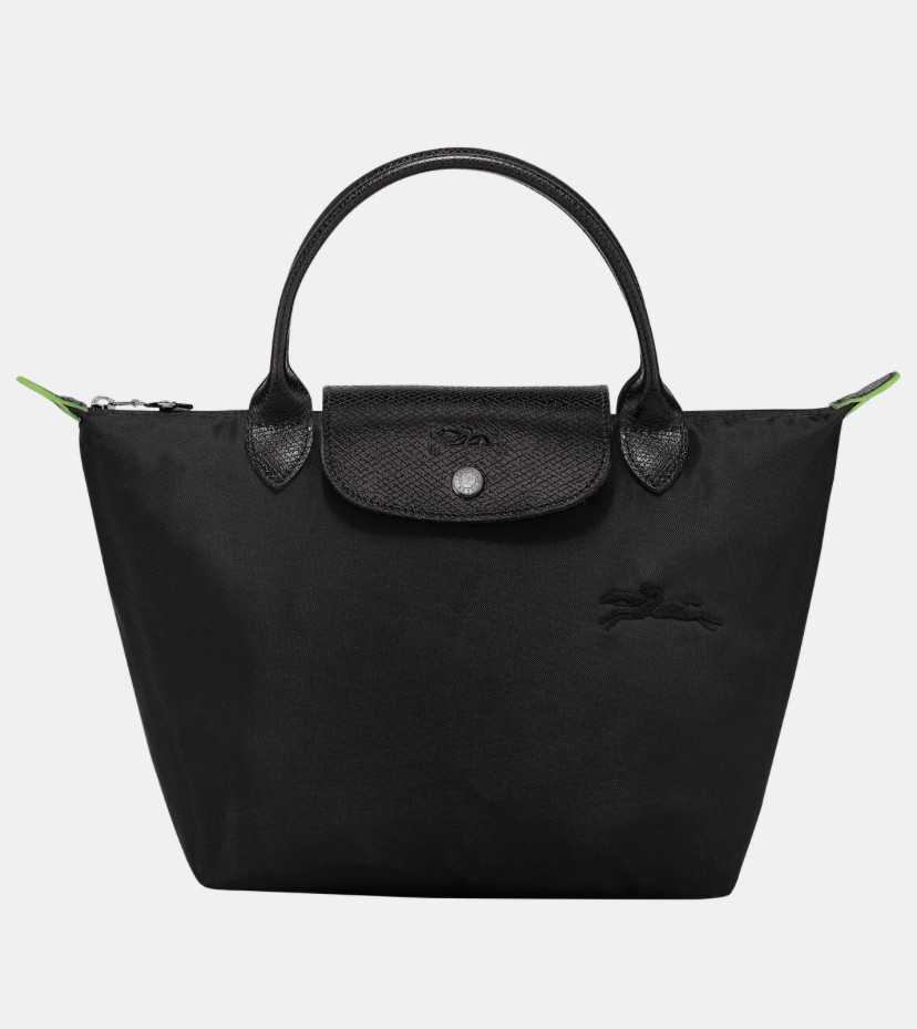 พร้อมส่ง - Longchamp Le pliage รุ่น Green ไซส์ S หูสั้น สีดำ