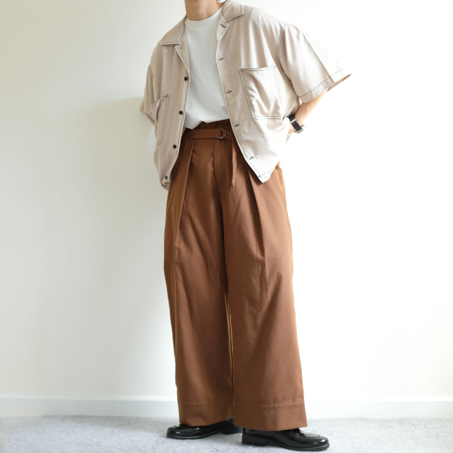 Radicle  Relaxed Cropped Oversized Wide Legs Pants 