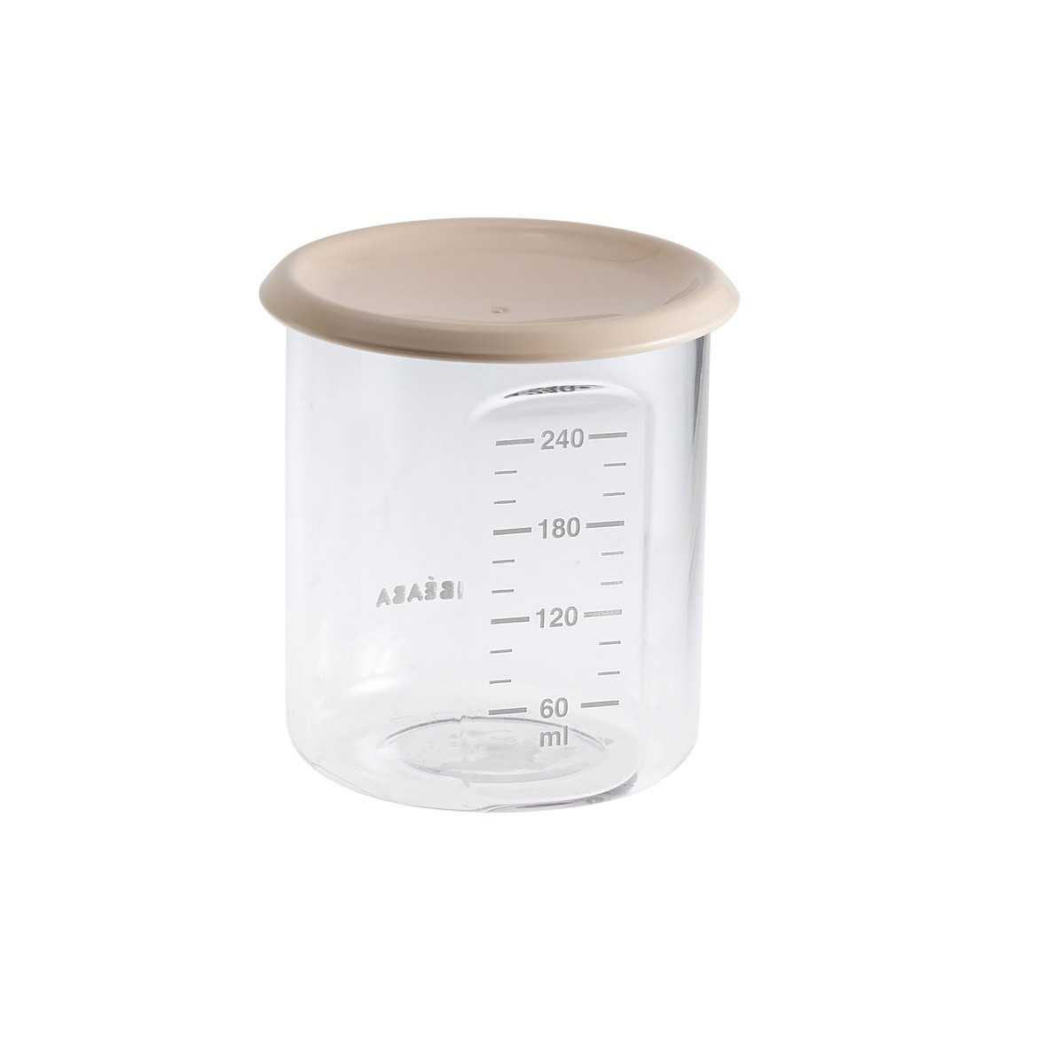 BEABA กระปุก Tritan Maxi Portion 240 ml NUDE