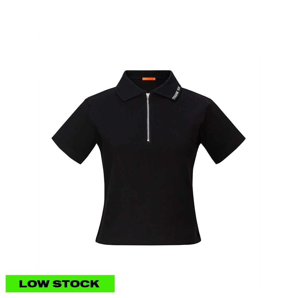 EMMA POLO SHIRT - BLACK