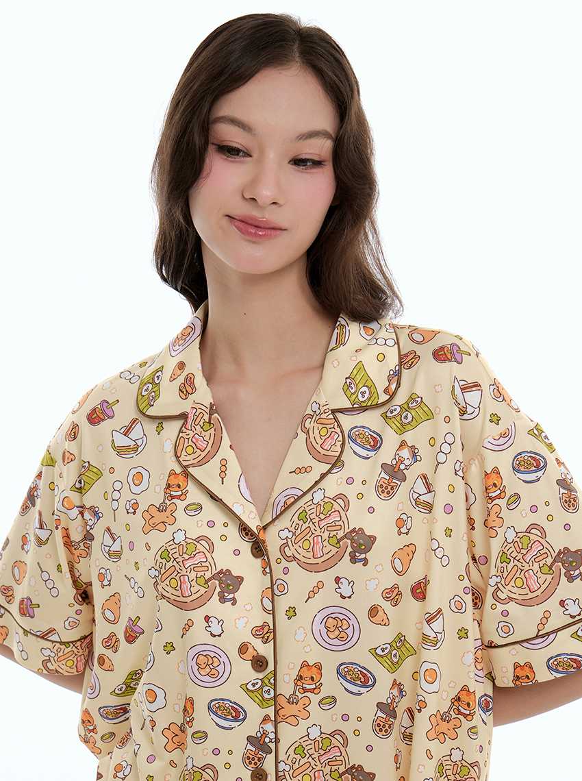 Sabina เซ็ตชุดนอน เสื้อแขนสั้น กางเกงขาสั้น รหัส SVG25010