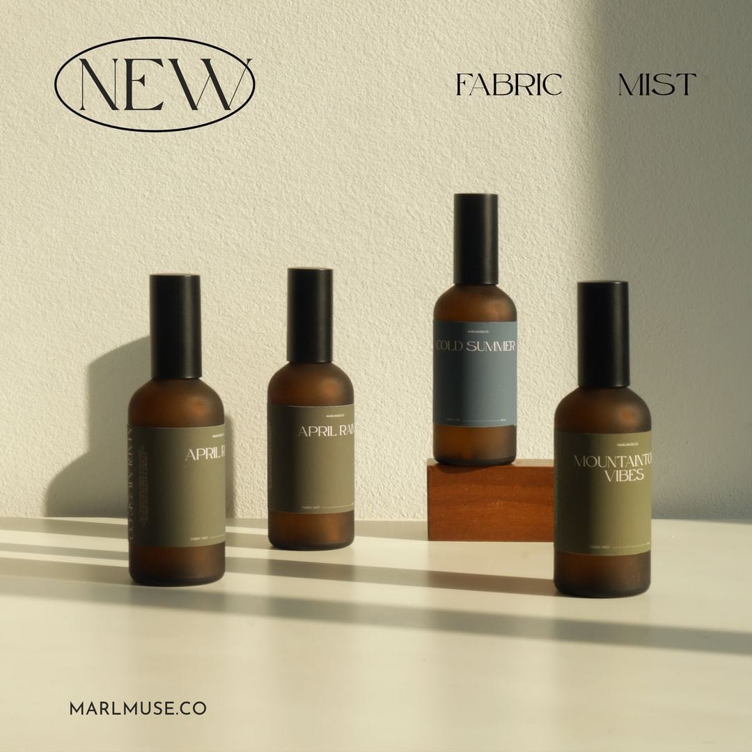 MARLMUSE | สเปรย์ปรับอากาศภายในบ้าน ( Room spray ) | สเปรย์น้ำหอมฉีดผ้า ( Fabric mist)