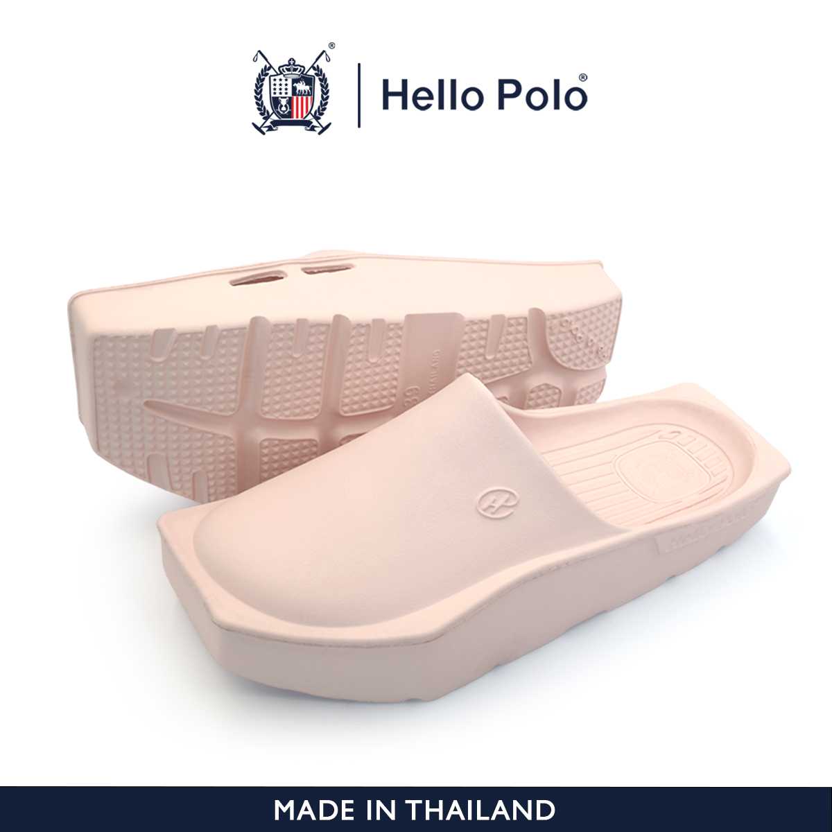 Hello Polo  รุ่น HP8032 รองเท้าหัวปิด พื้นนิ่ม Size 36 - 41