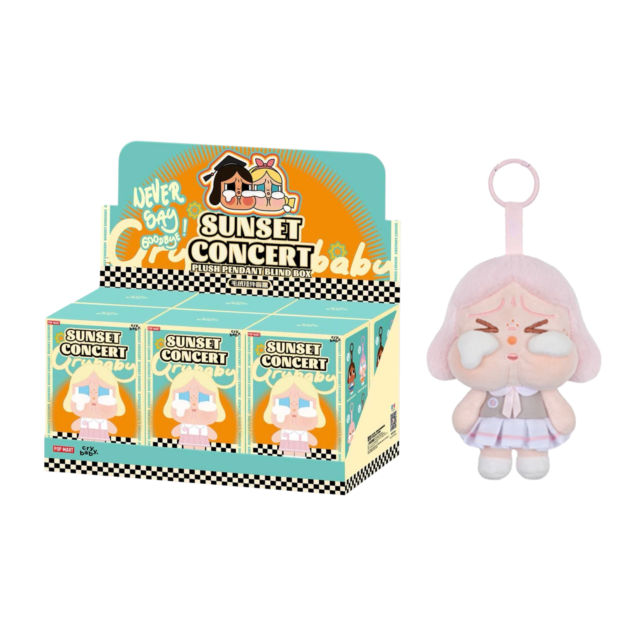 พวงกุญแจ Crybaby Sunset Concert PINK CREY เช็คการ์ด