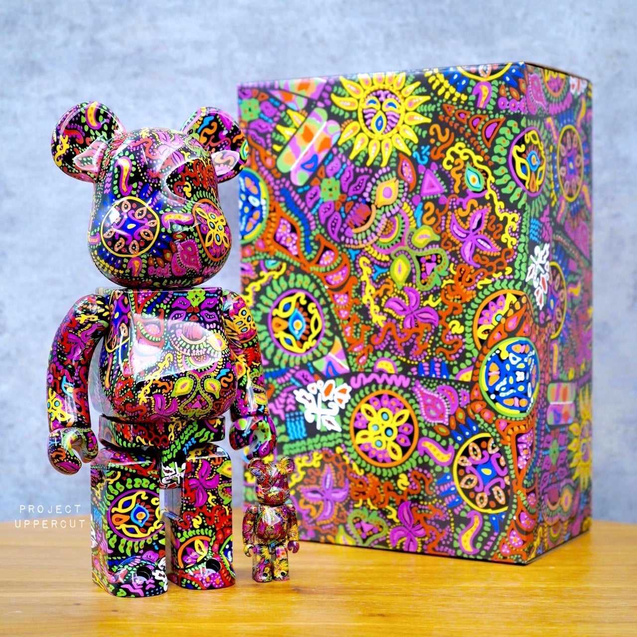 BE@RBRICK 400%+100% AMPLIFIER : Hide - Psychedelic Paisley [New]