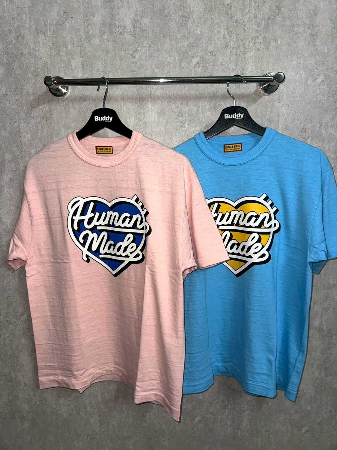 HUMAN MADE COLOR T-SHIRT (Blue/Pink)